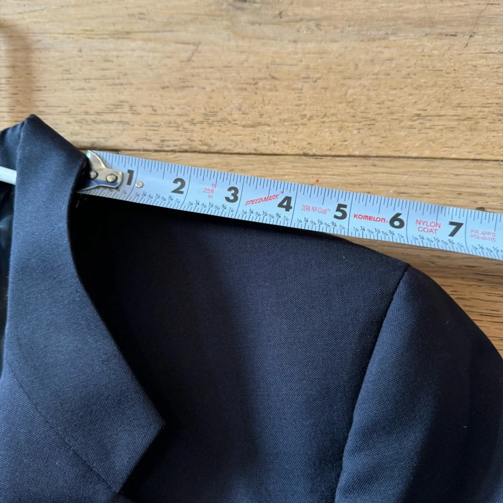 Burberry's Wool Black‎ Men's Suit Coat